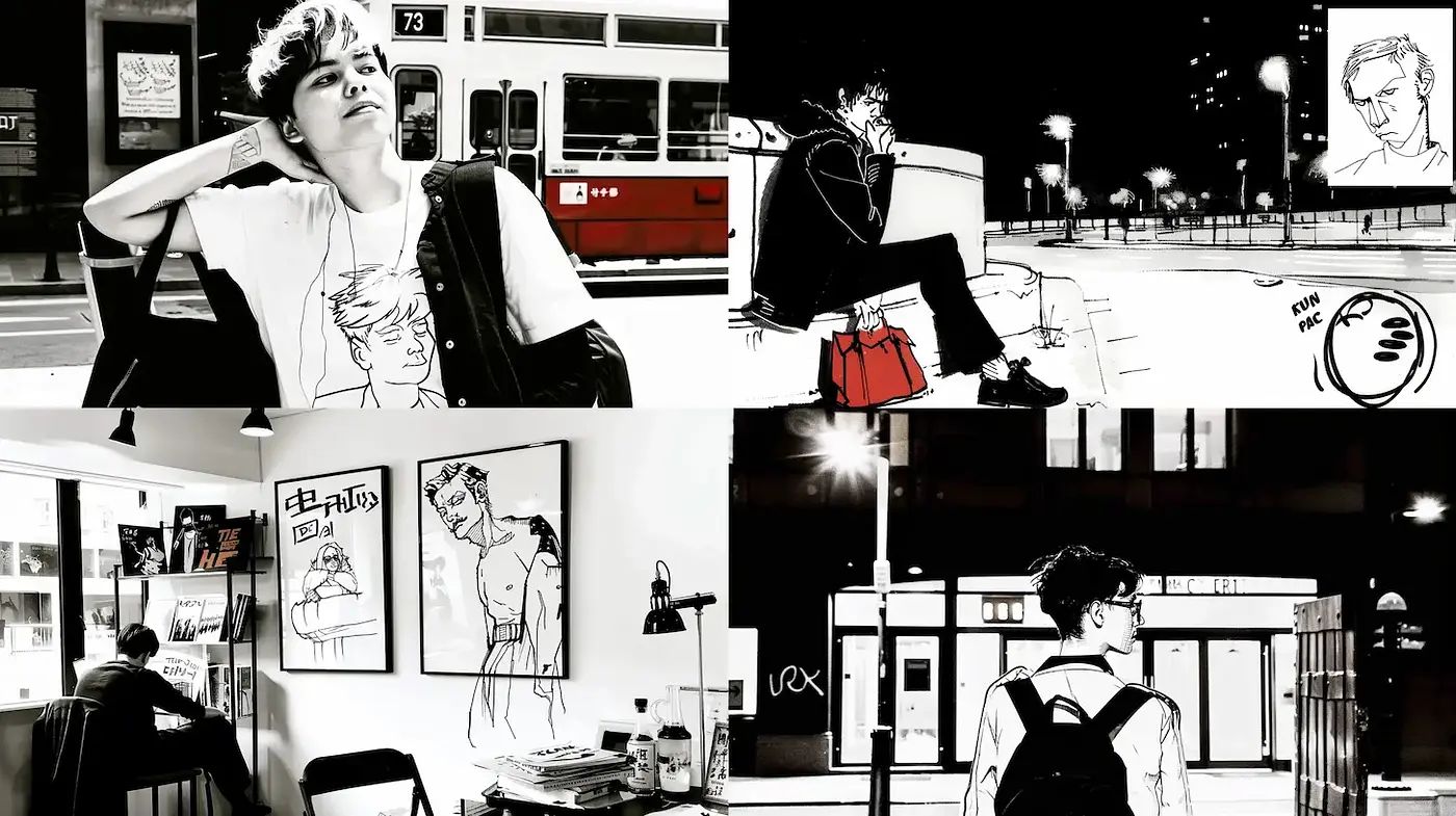 Contemporary Urban Aesthetic with a Touch of Minimalist Expressions - Midjourney sref style