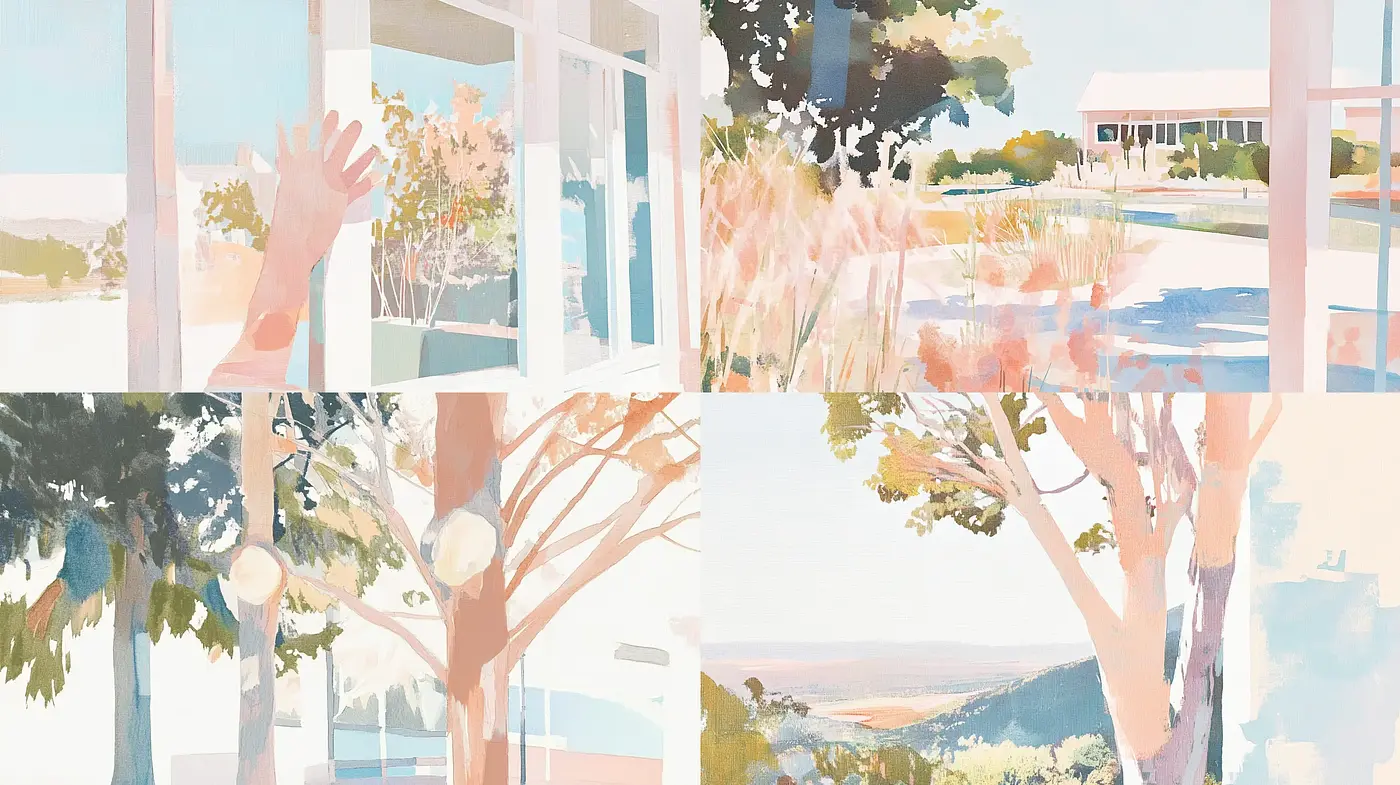 Serene Pastel Vistas: A Consistent Melange of Soft Hues and Tranquil Landscapes - Midjourney sref style