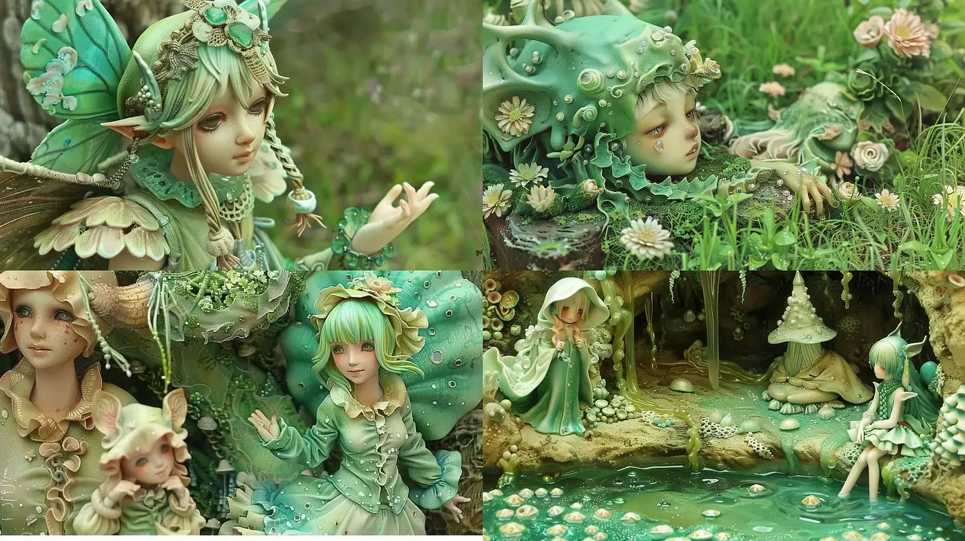 Enchanted Forest Dreamscapes: A Fusion of Fantastical Realism and Nature's Whimsy - Midjourney sref style