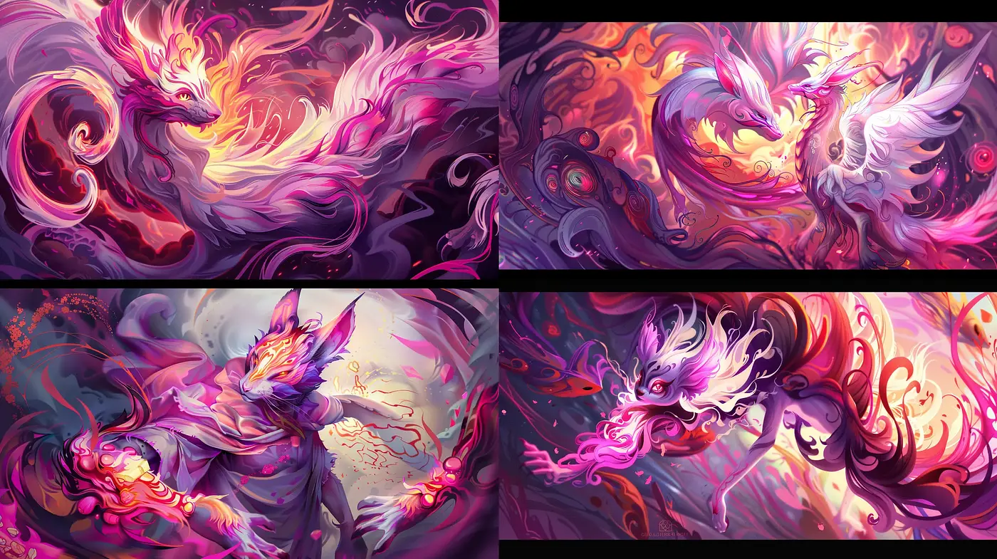 Ethereal Dreamscape Fusion - Midjourney sref style