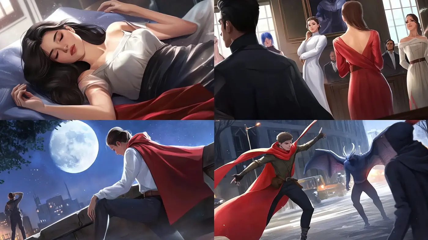 Luminous Elegance in Digital Brushwork: An Homage to Cinematic Storytelling - Midjourney sref style