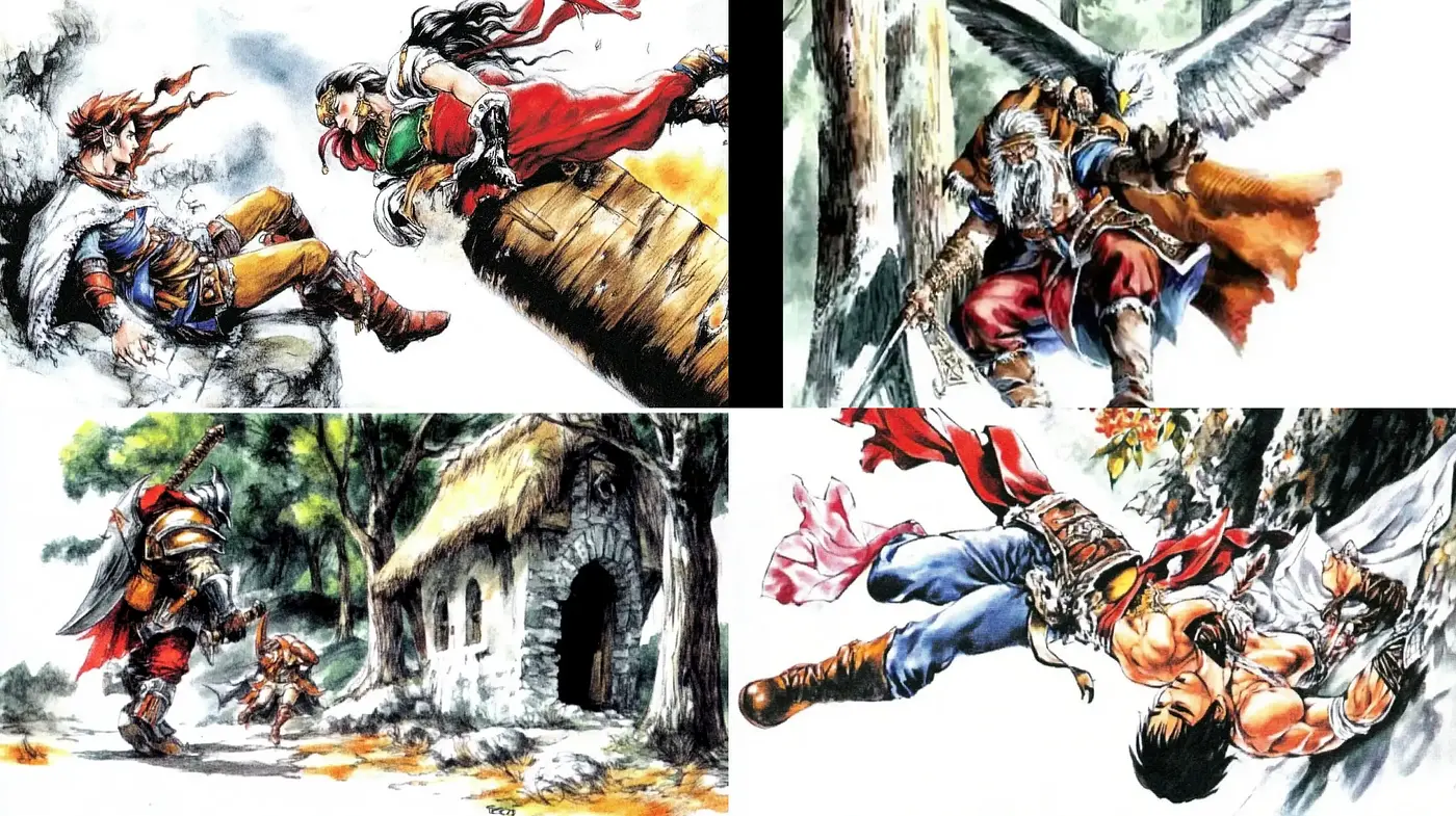 Dynamic Brushwork Fantasy Art with a Nostalgic Palette - Midjourney sref style