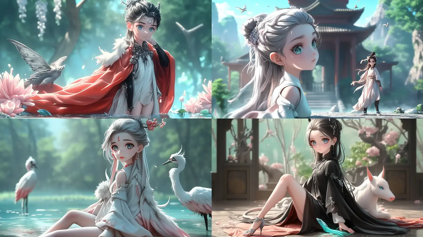 Ethereal Elegance in Pastel: A Dreamlike Digital Watercolor Series - Midjourney sref style