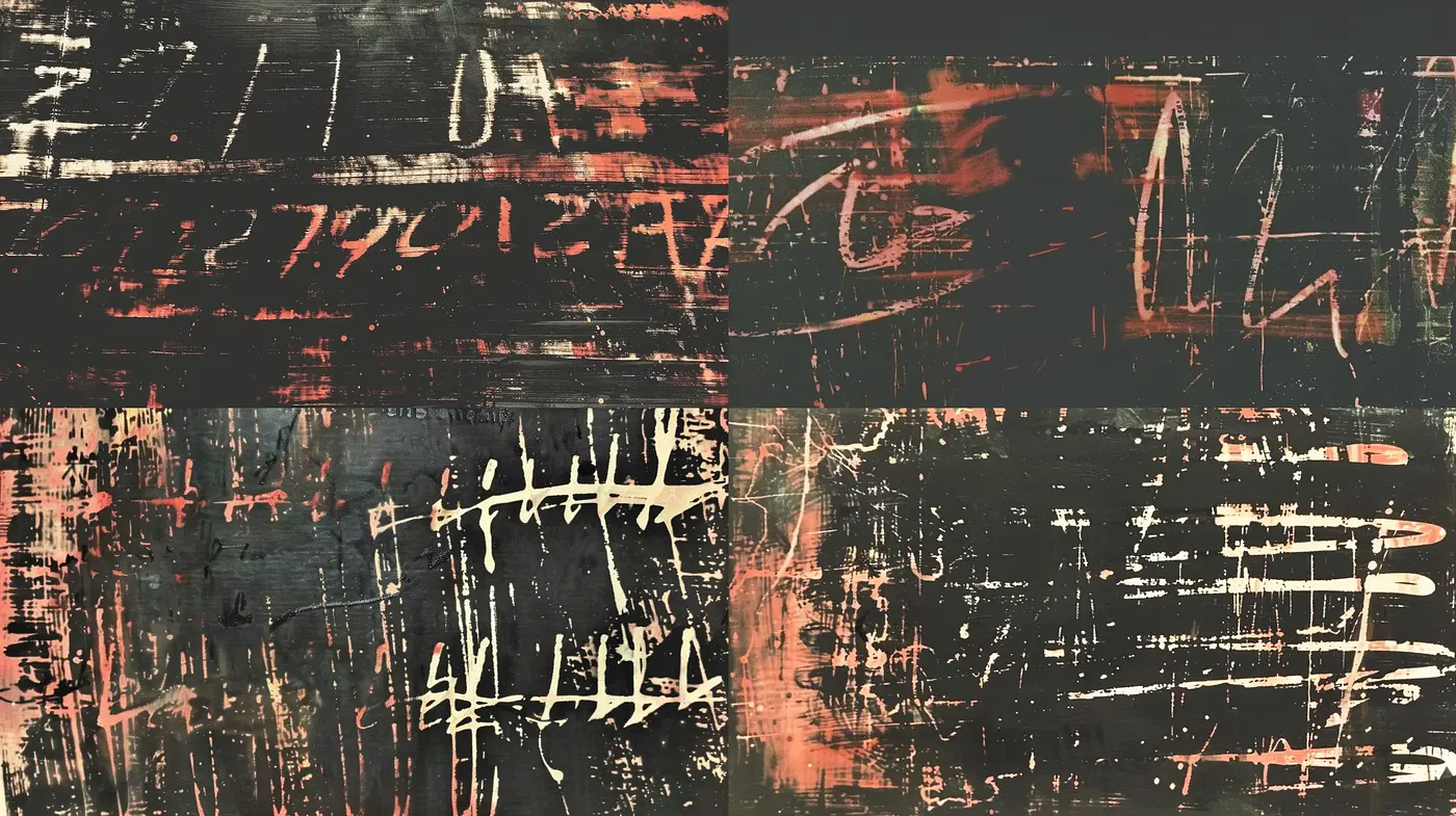 Abstract Expressionist Resonance in Digital Creation - Midjourney sref style
