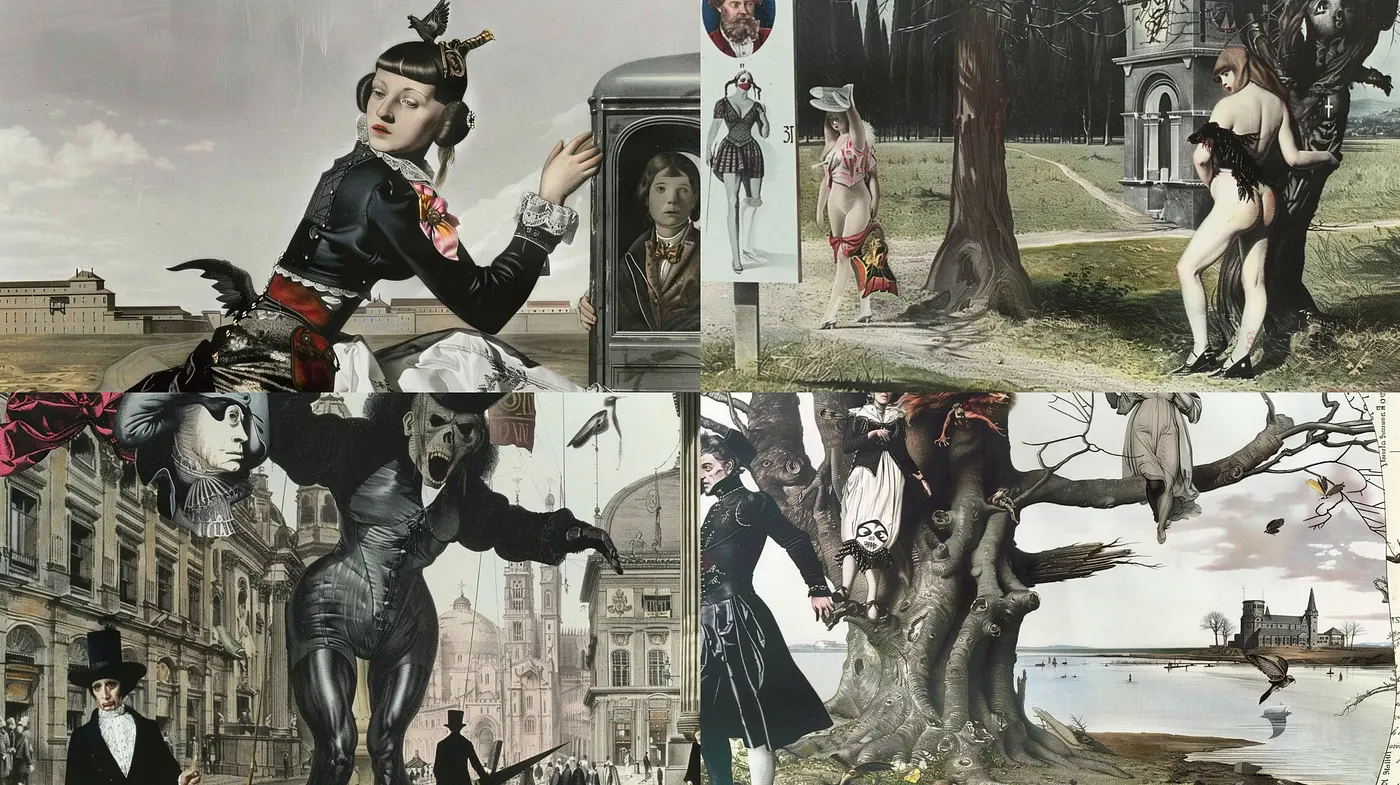 Surreal Renaissance Fusion with Baroque Overtones - Midjourney sref style