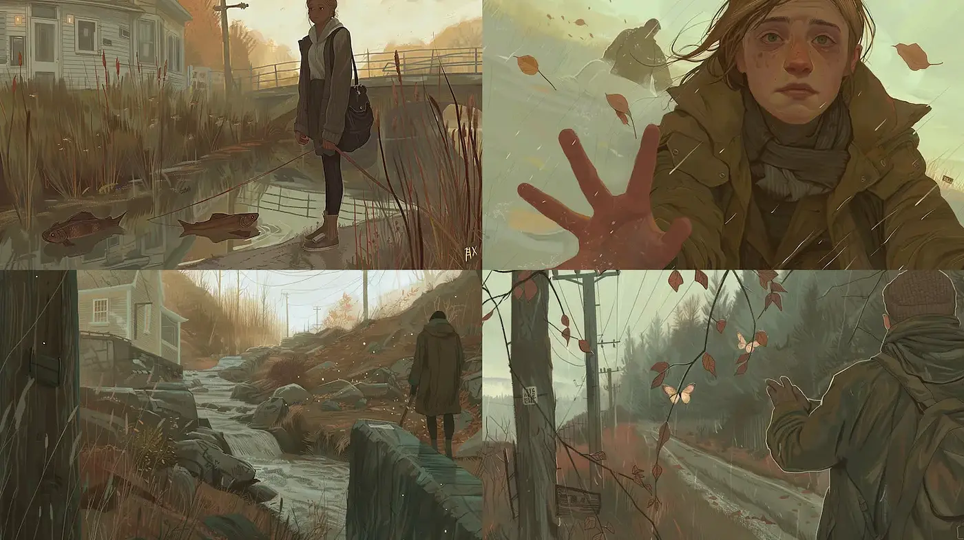 Consistent Ethereal and Atmospheric Visuals with a Subtle Touch of Nostalgia - Midjourney sref style