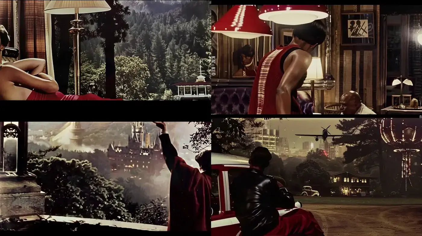 Vivid cinematic style with a blend of classic and modern elements - Midjourney sref style