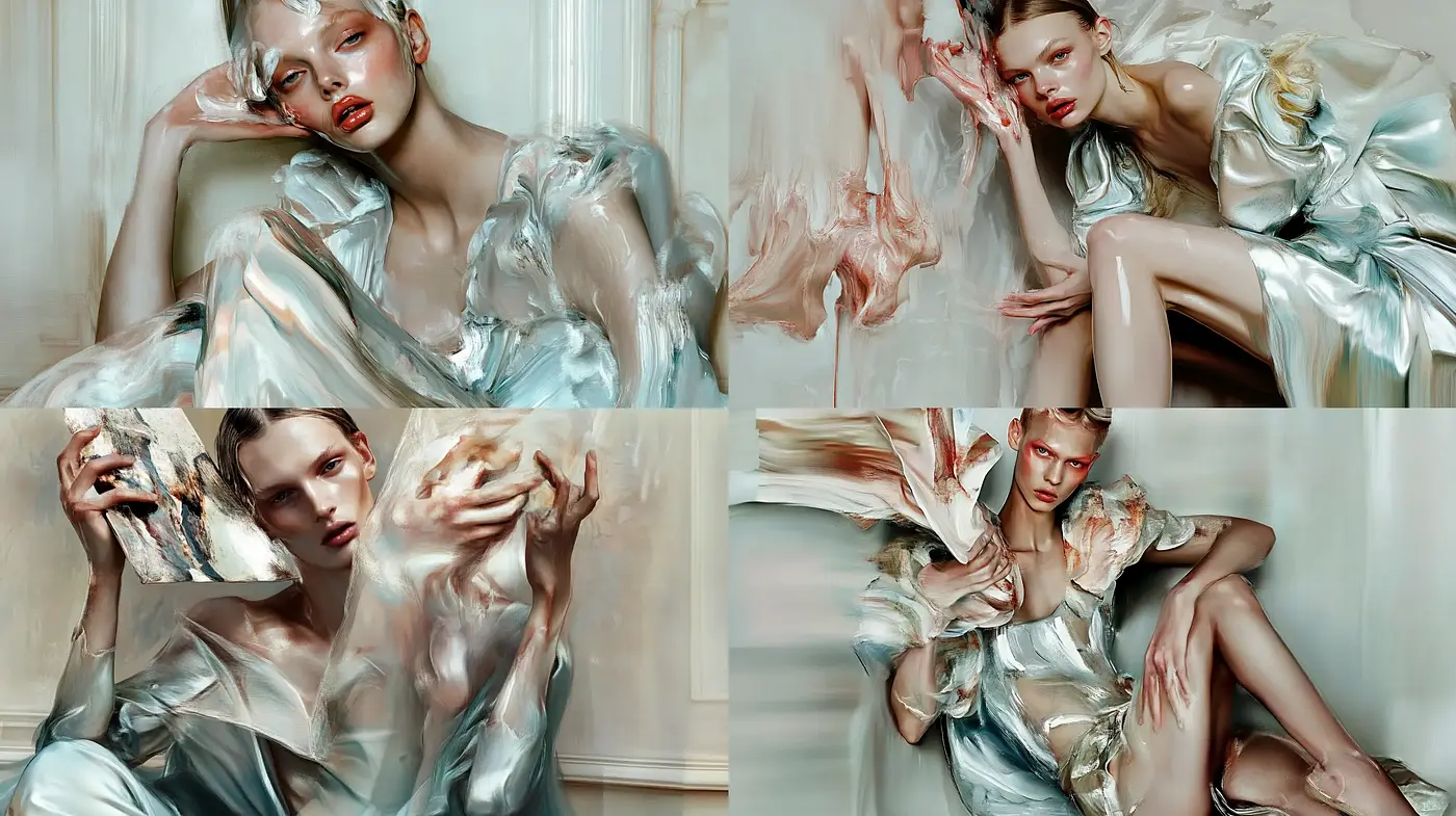 Translucent Elegance in Ethereal Pastel Hues - Midjourney sref style