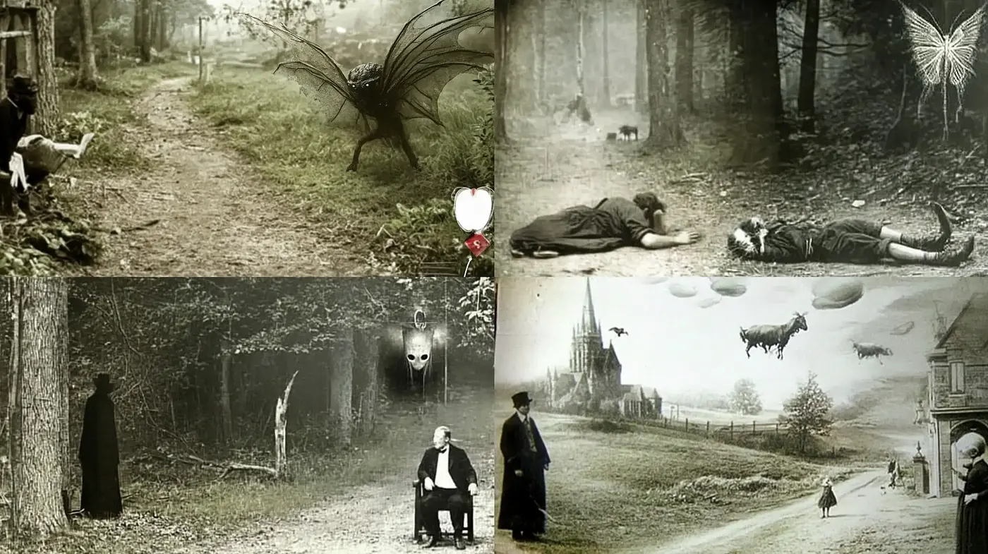 Ethereal Monochrome Dreamscapes with Surrealist Overtones - Midjourney sref style