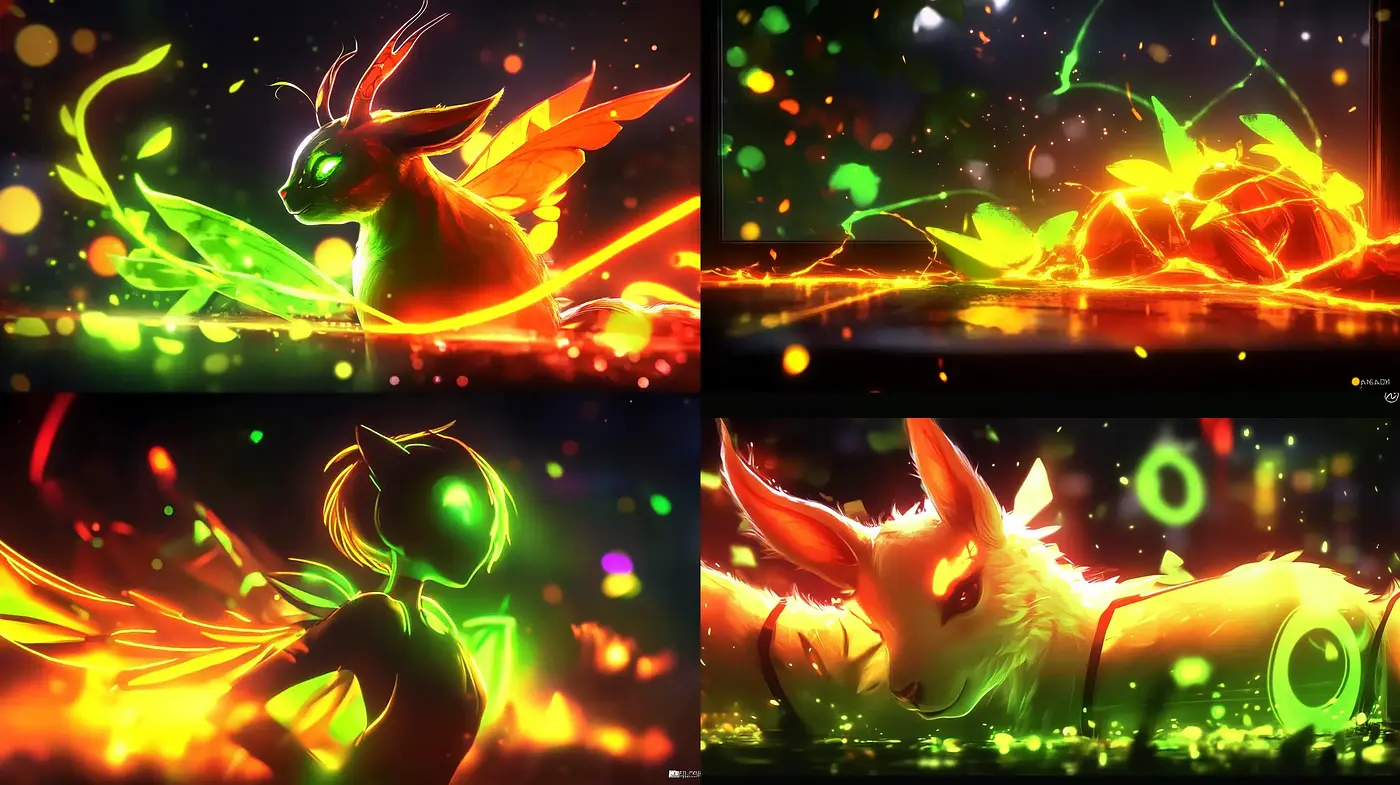 Luminous Dreamscape: An Ethereal Fusion of Vivid Colors and Radiant Energy - Midjourney sref style