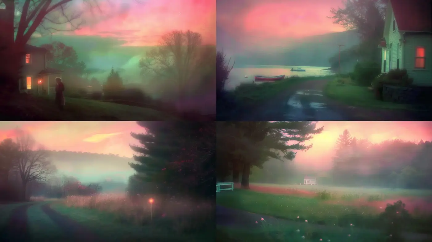 Dreamlike Pastel Vistas: A Synthesis of Ethereal Light and Sublime Serenity - Midjourney sref style