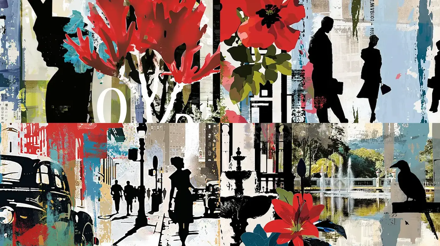 Contemporary Urban Landscape with a Vibrant Artistic Touch - Midjourney sref style