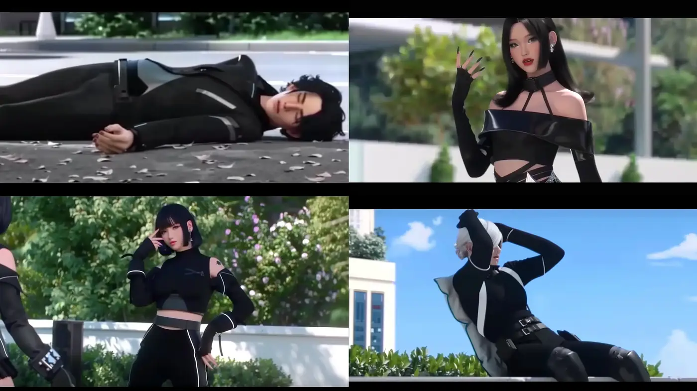 Sleek Futuristic Elegance with a Hint of Anime Essence - Midjourney sref style