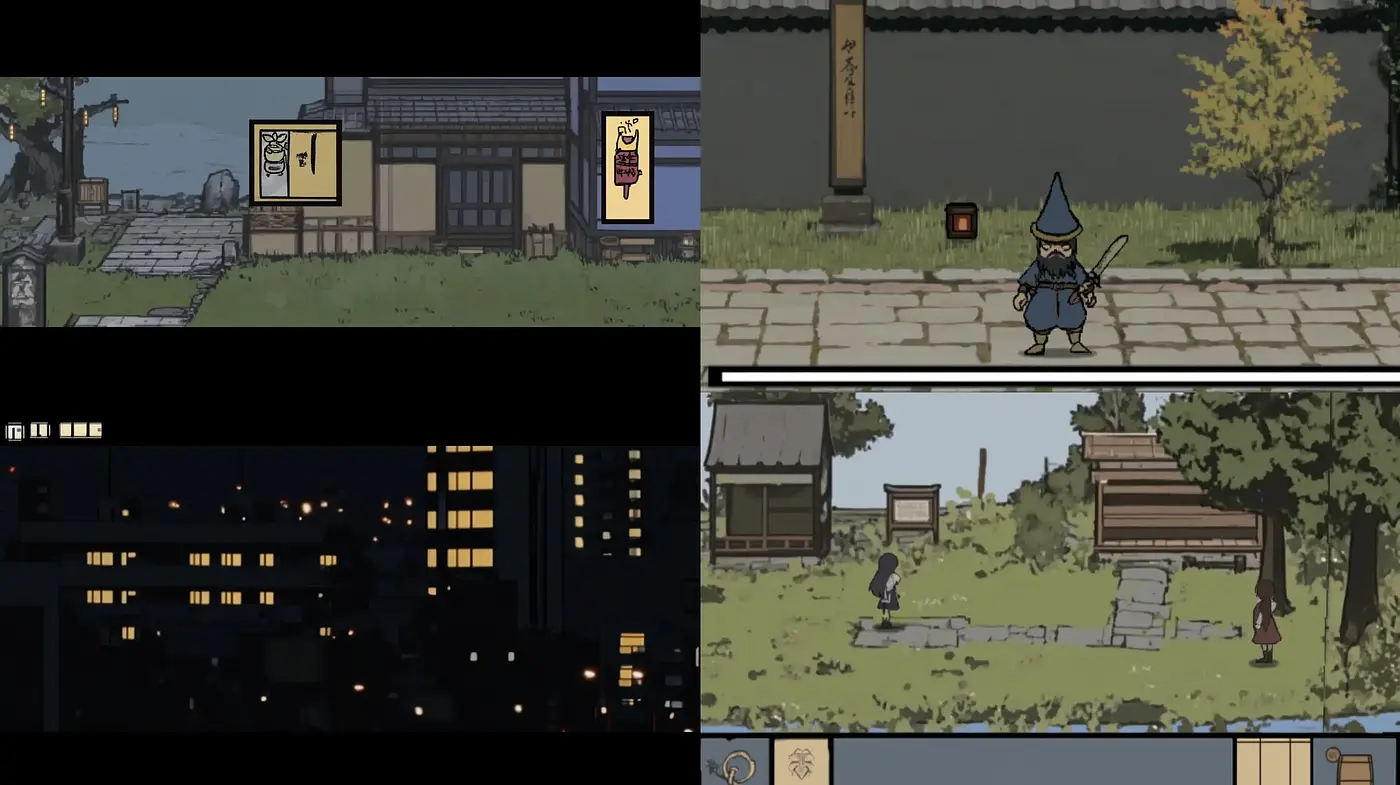 Stylized Digital Brushwork with Atmospheric Pixel Art Overtones - Midjourney sref style