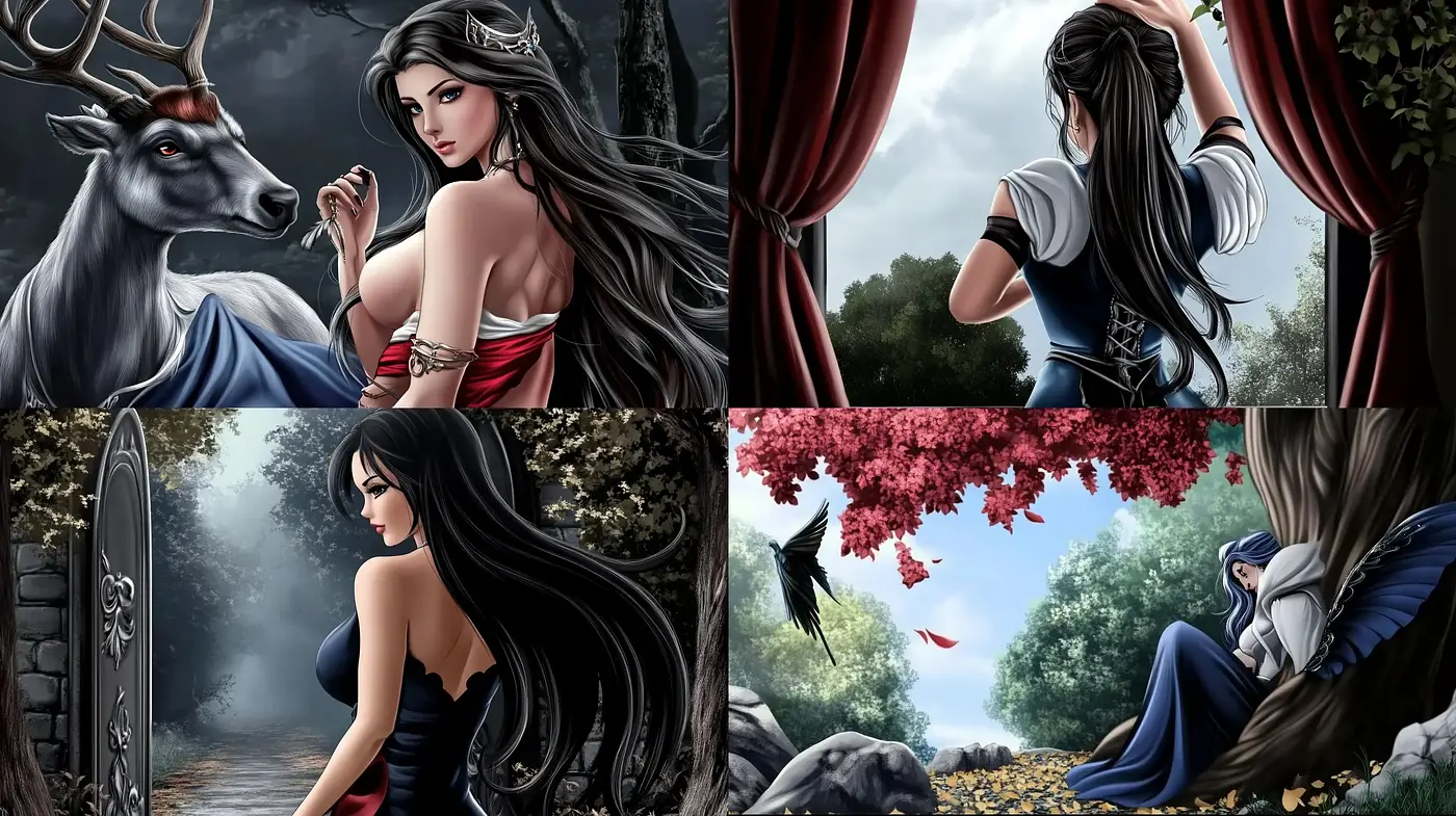 Enigmatic Twilight Elegance: A Dream-Like Fusion of Fantasy and Realism - Midjourney sref style