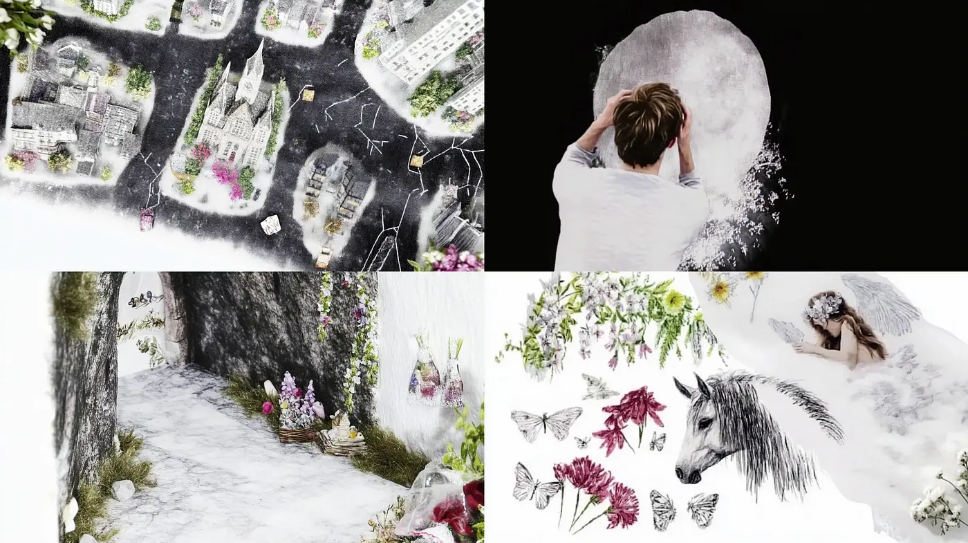 Dreamlike Whimsy with Ethereal Brushwork - Midjourney sref style