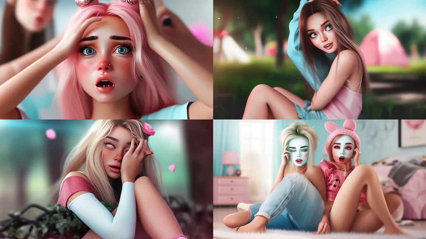 Vivid Dreamlike Radiance: A Harmonious Symphony of Pastel Hues and Ethereal Glow - Midjourney sref style