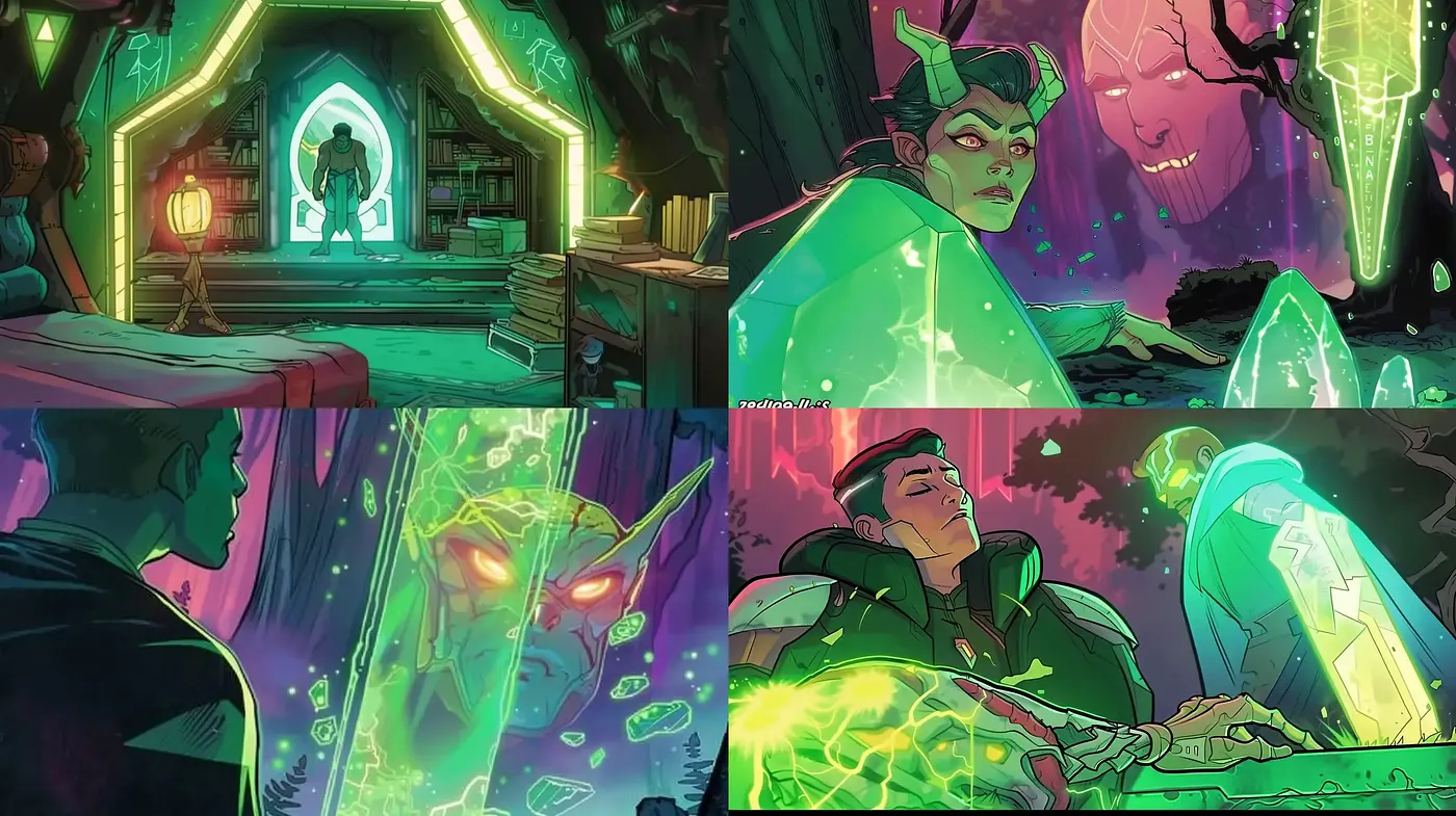 Ethereal Neon Dreamscape: Fusion of Futurism and Fantasy - Midjourney sref style