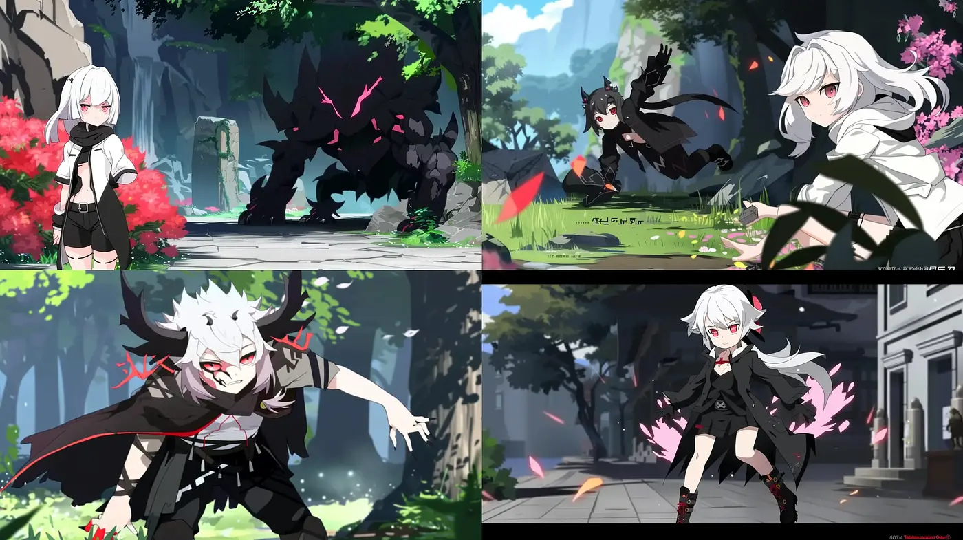 Ethereal Anime Euphoria: A Vibrant Journey Through Stylized Virtuality - Midjourney sref style