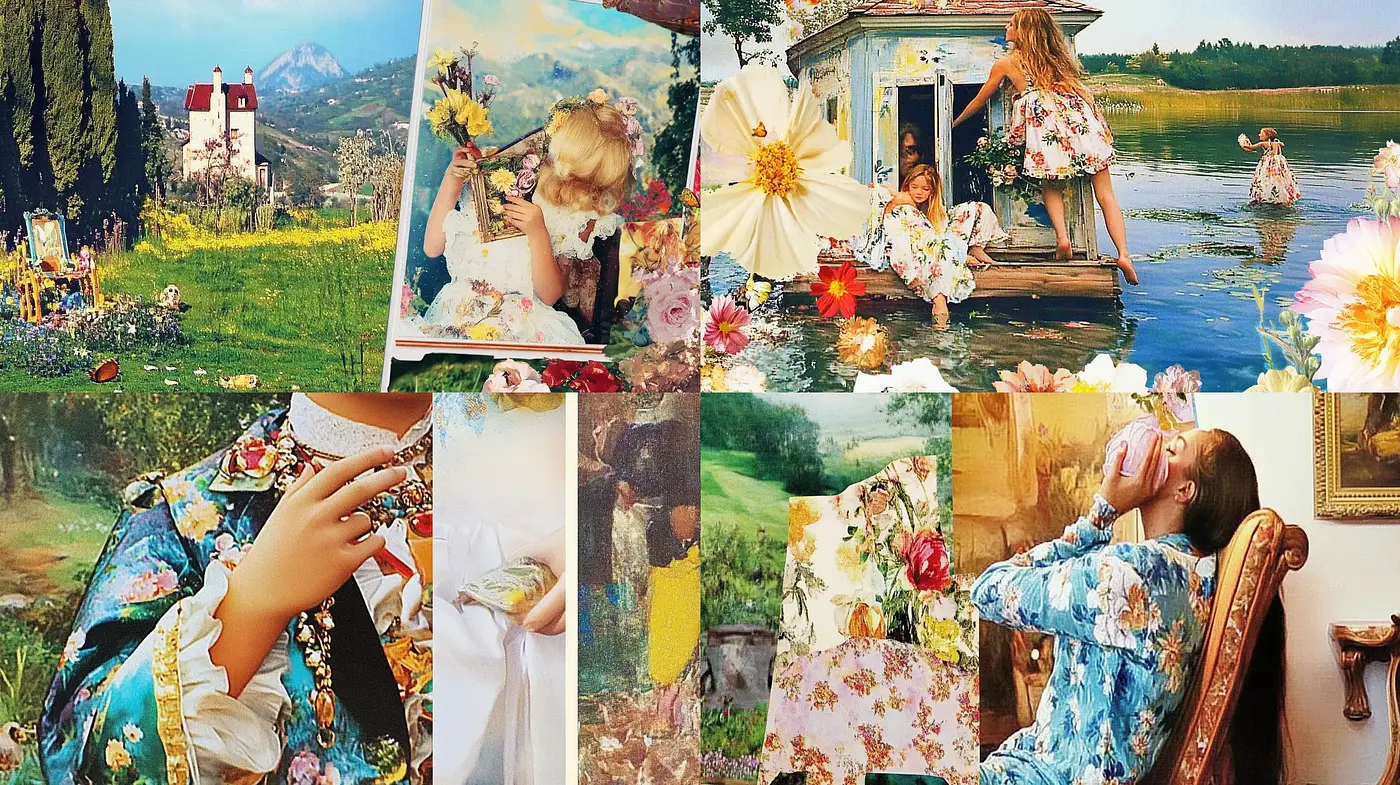 Idyllic Pastoral Elegance with a Romantic Impressionist Influence - Midjourney sref style