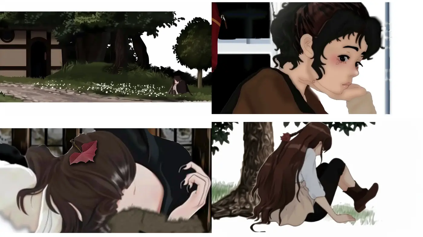 Serene Pastoral Anime-Inspired Digital Renderings - Midjourney sref style
