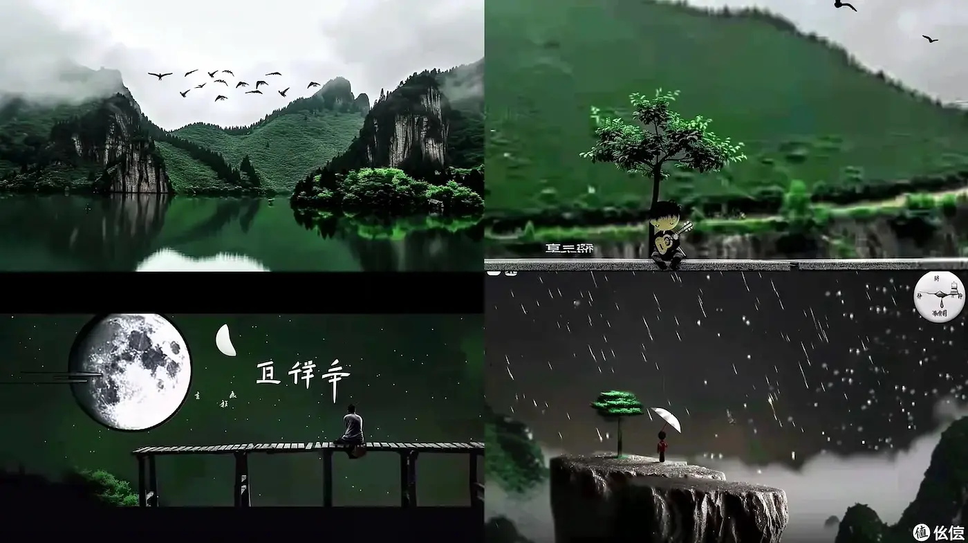 Serene and Lush Landscapes with A Touch of Mystique - Midjourney sref style