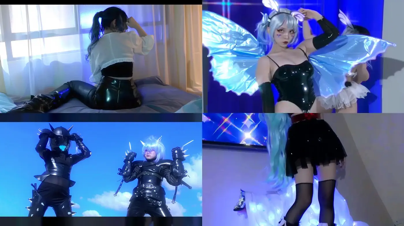 Luminous Fantasy with A Cybernetic Touch - Midjourney sref style