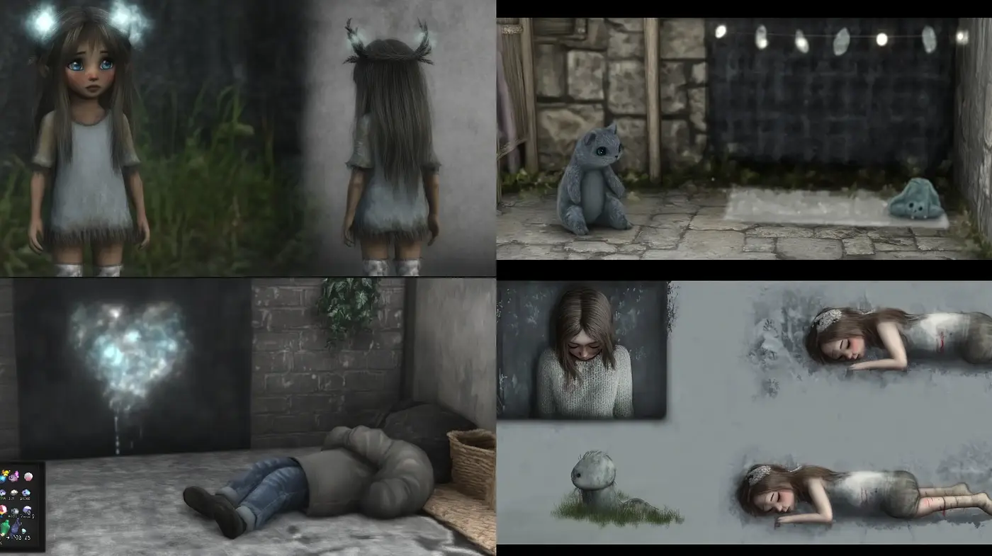 Ethereal Dreamscapes: A Sombre Fusion of Realism and Fantasy - Midjourney sref style