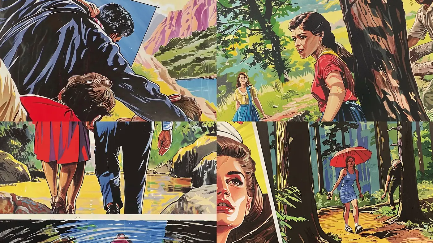 Golden Age Comic Book Reverie - Midjourney sref style