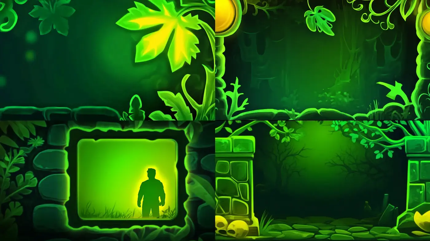 Luminescent Enchanted Forest Ambience - Midjourney sref style