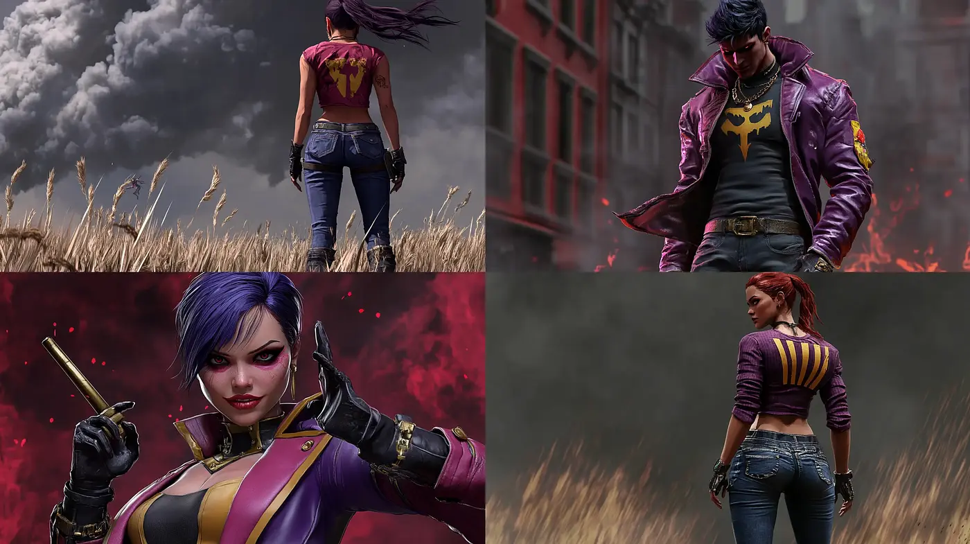 Gritty Superhero Concept Art with a Moody and Atmospheric Style - Midjourney sref style