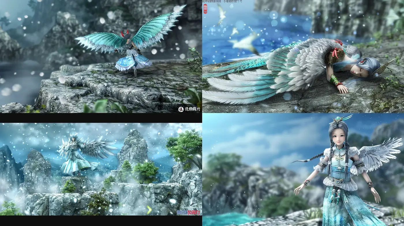 Ethereal Fantasy Dreamscapes with a Delicate Aquatic Palette - Midjourney sref style