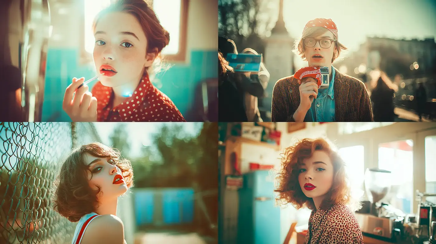 Whimsical Vintage Aesthetic with a Warm, Nostalgic Touch - Midjourney sref style