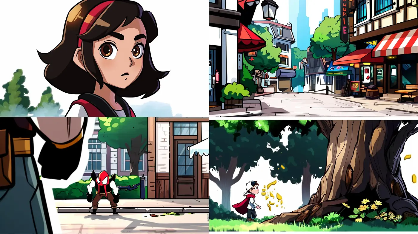 Vibrant Comic-Inspired Animation Style with a Nostalgic Charm - Midjourney sref style