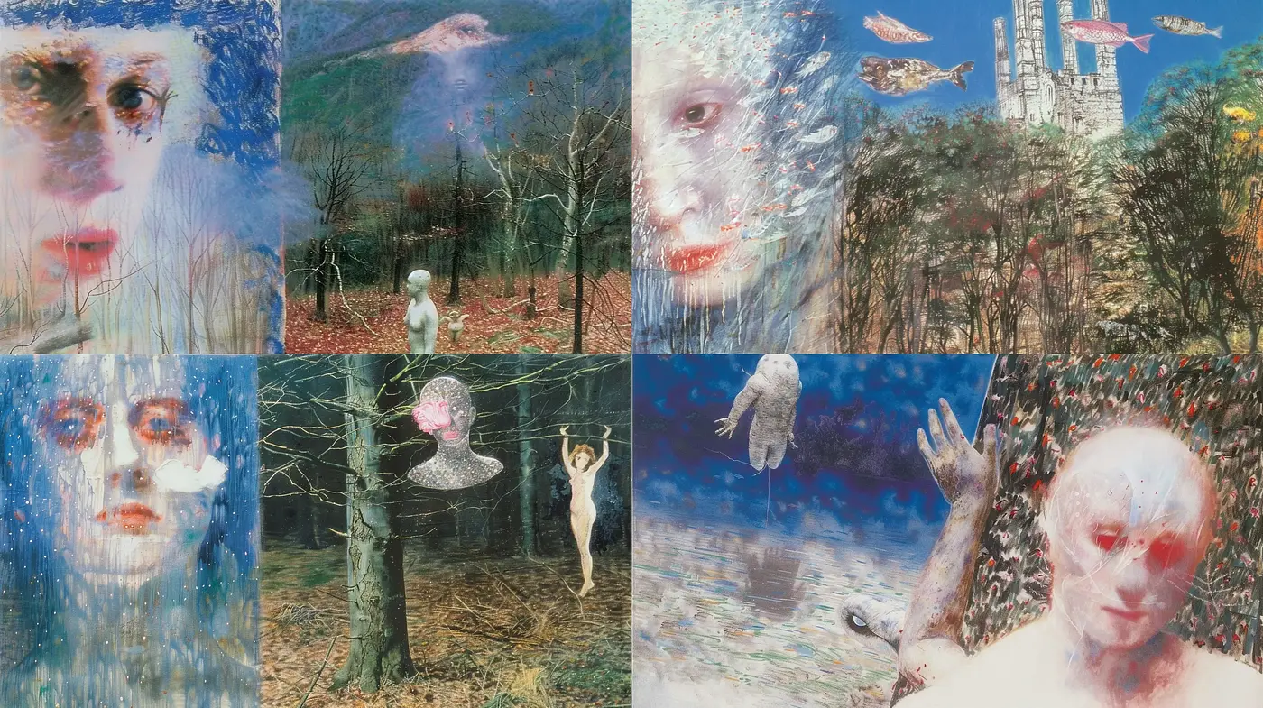 Etherial Dreamscapes with Surreal Overtones - Midjourney sref style