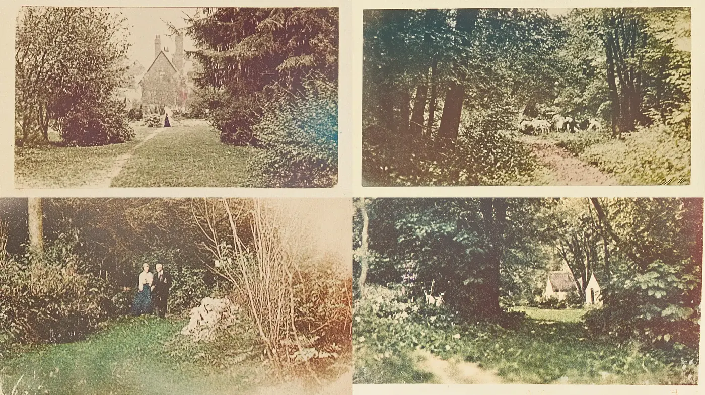 Antique Pastoral Serenity: A Time-worn Homage to Idyllic Countrysides - Midjourney sref style