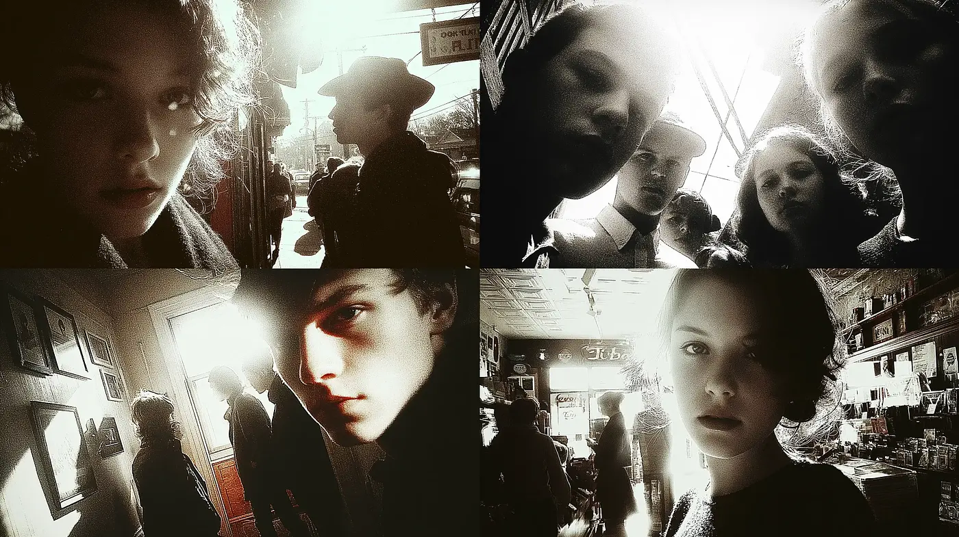 Dramatic Portraits with High Contrast and Cinematic Depth - Midjourney sref style