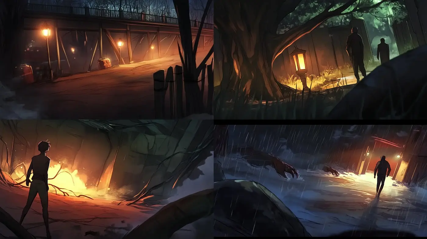 Ethereal Twilight Hues in Contemporary Digital Paintings - Midjourney sref style