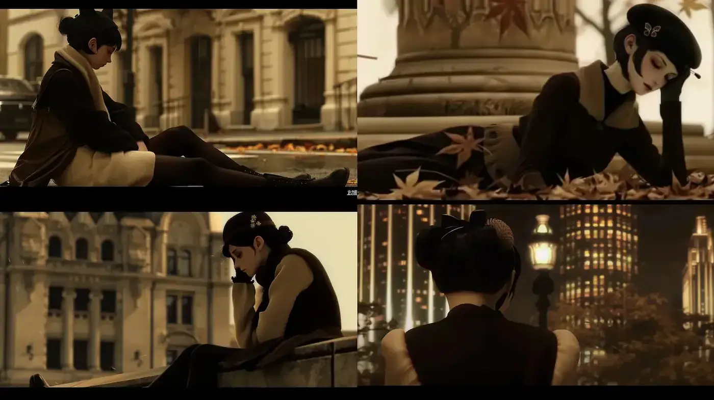 Sepia-Toned Cinematic Elegance with a Timeless Quality - Midjourney sref style