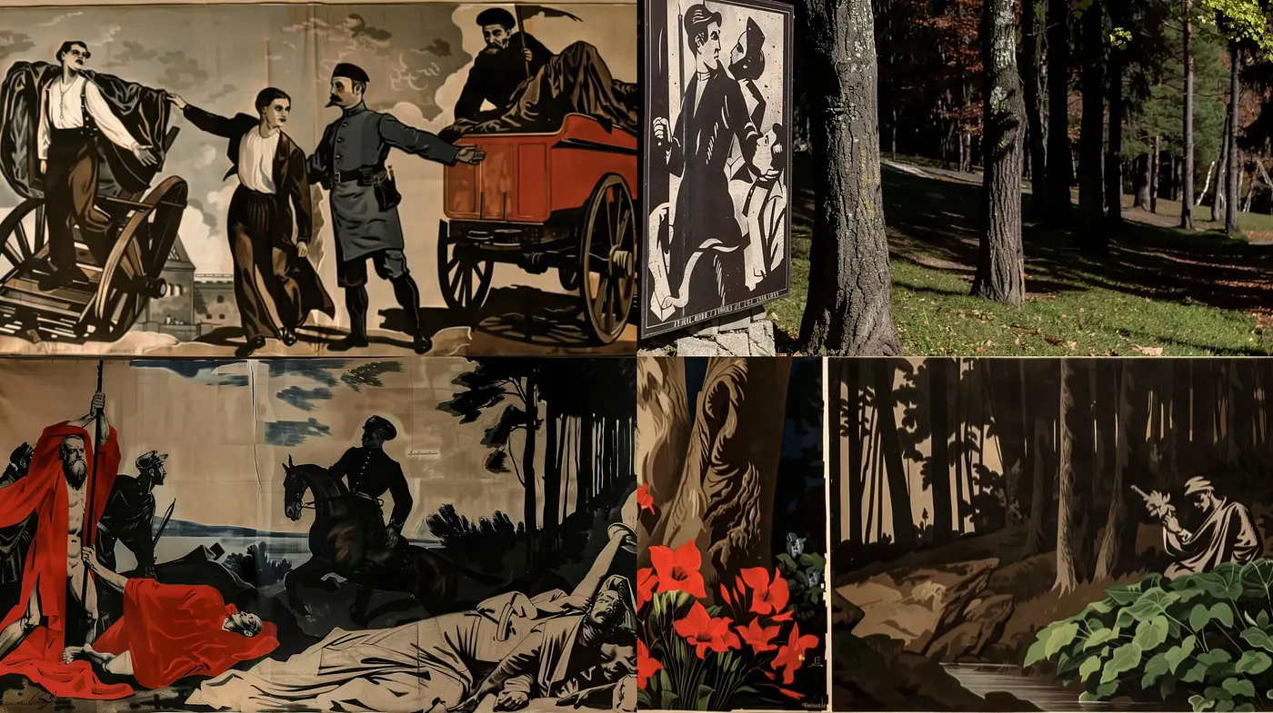 Epochal Echoes in Sepia: A Consistent Vintage Palette with Stylized Depiction - Midjourney sref style