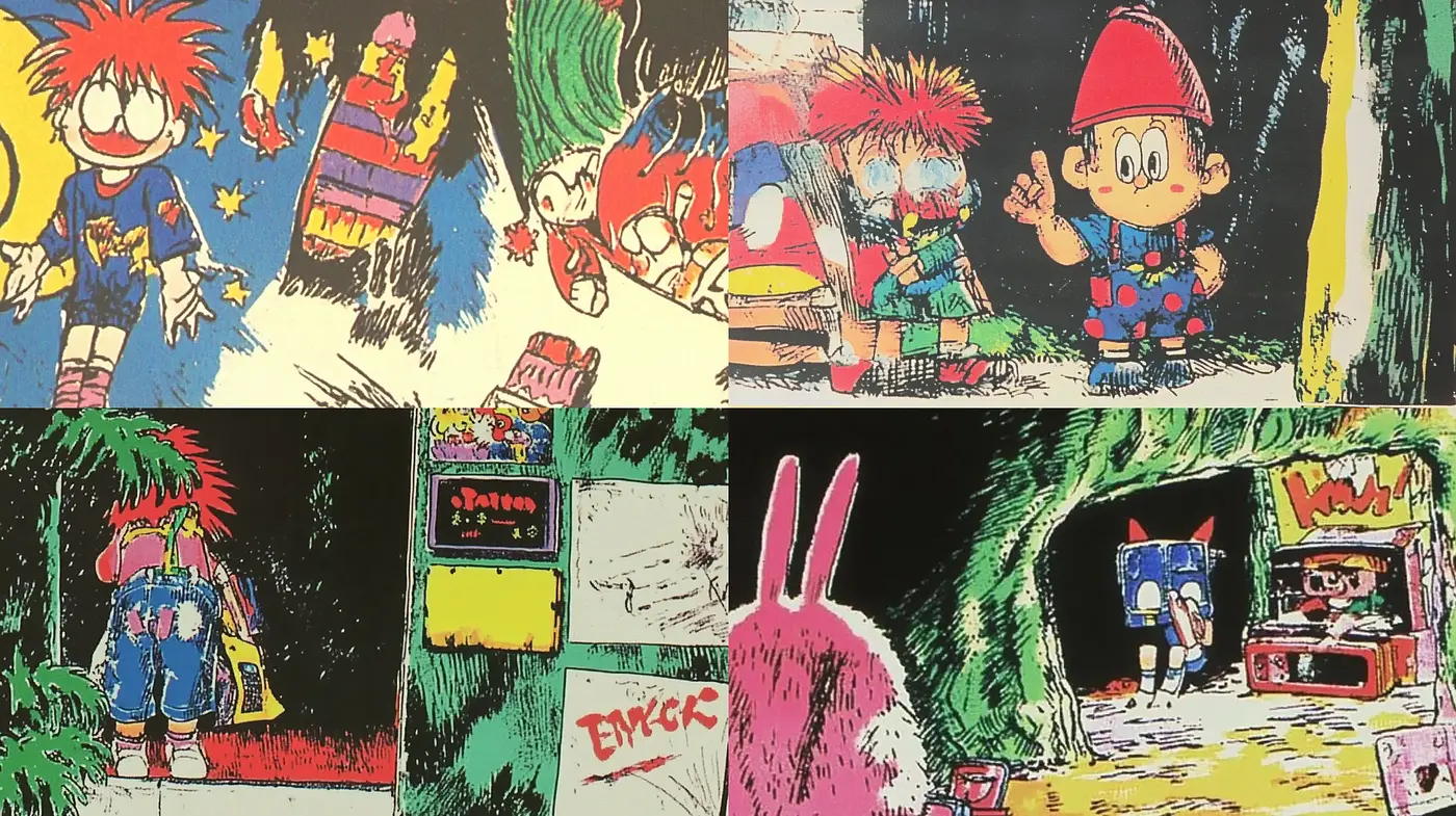 Eclectic Comicbook Fervor with an Edge of Surrealistic Chaos - Midjourney sref style