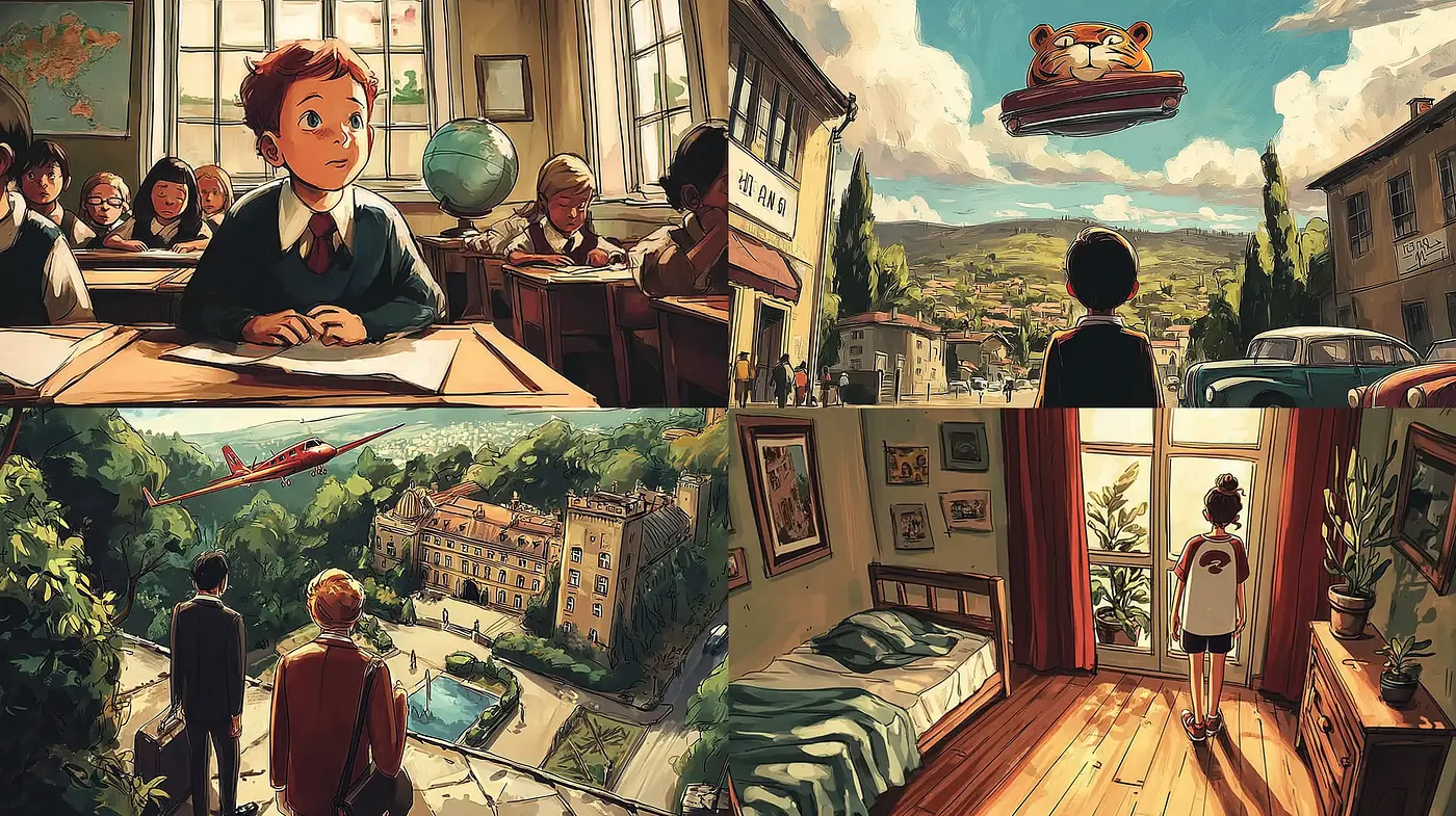 A Harmonious Blend of Whimsical Realism and Nostalgic Charm - Midjourney sref style