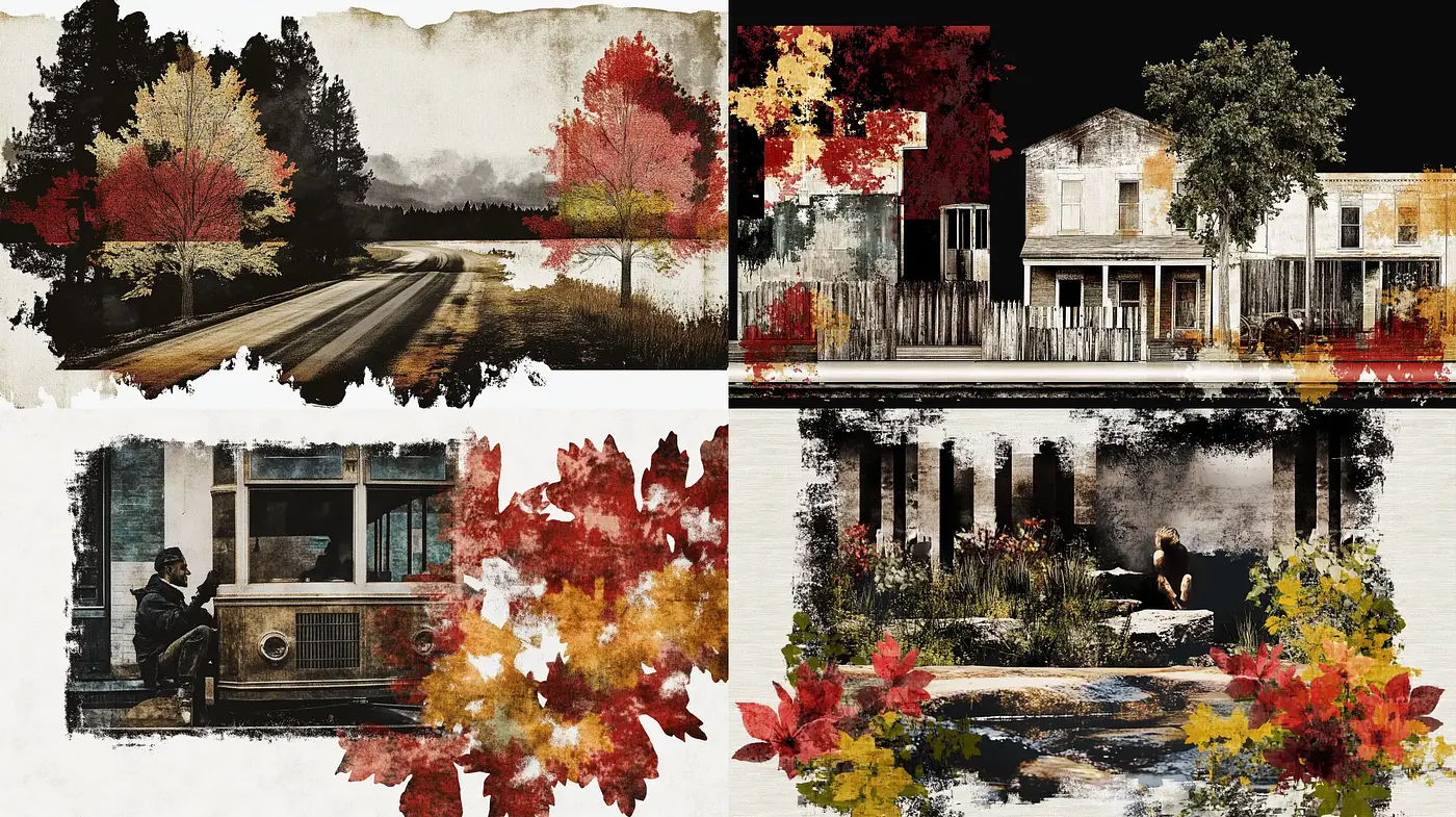 Autumnal Watercolor Dreamscape - Midjourney sref style