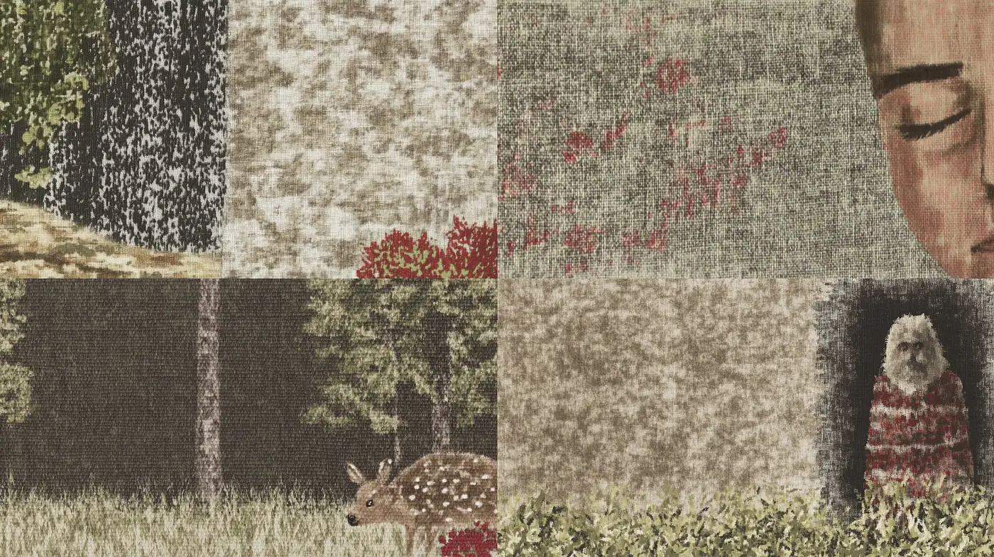 Textured Earthtones: A Harmonious Blend of Nature and Tactile Aesthetics - Midjourney sref style