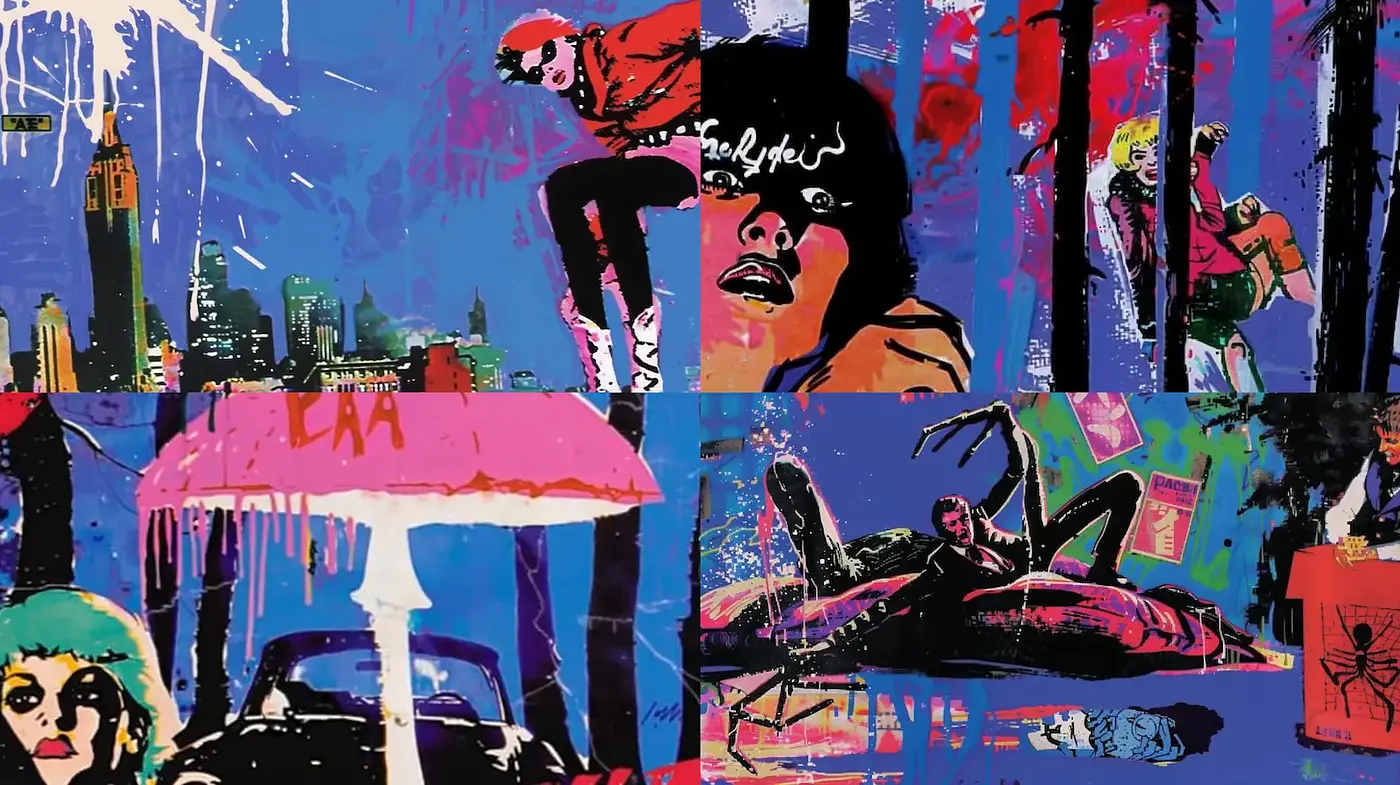 Dynamic Neon Pop Art with Urban Influences - Midjourney sref style