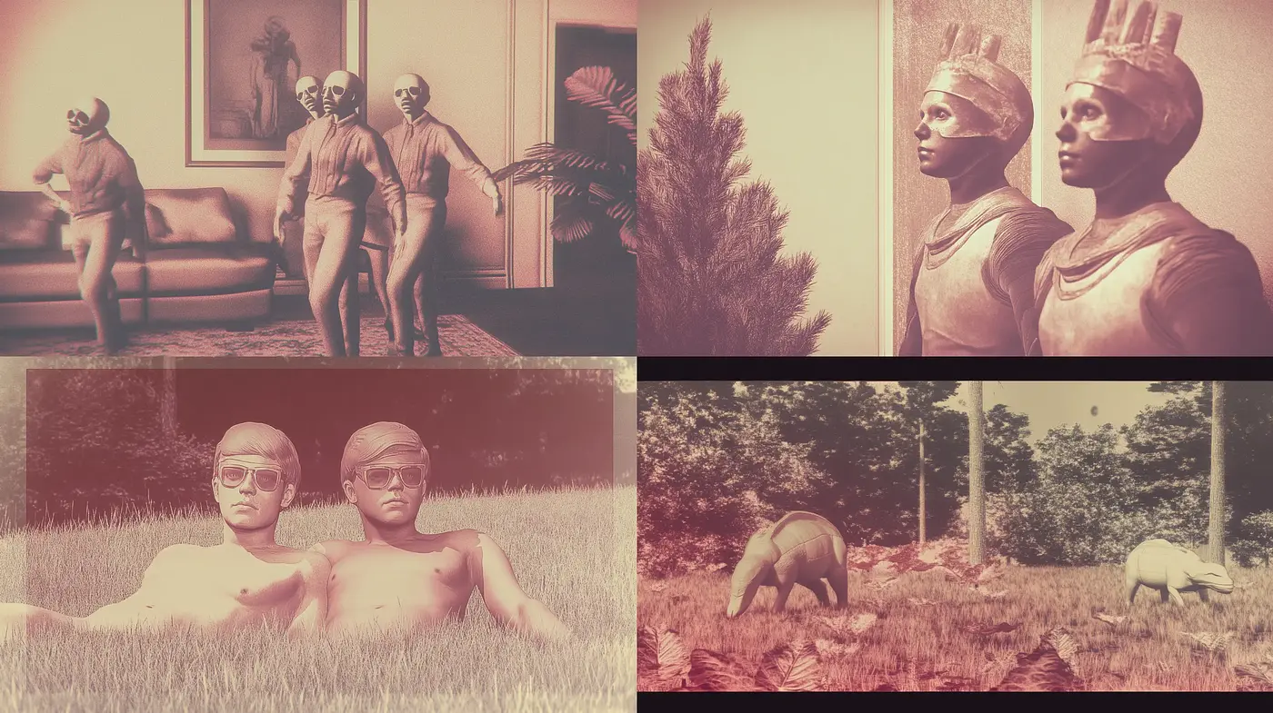 Surreal Sepia Visions: A Homage to Timeless Tableaus - Midjourney sref style