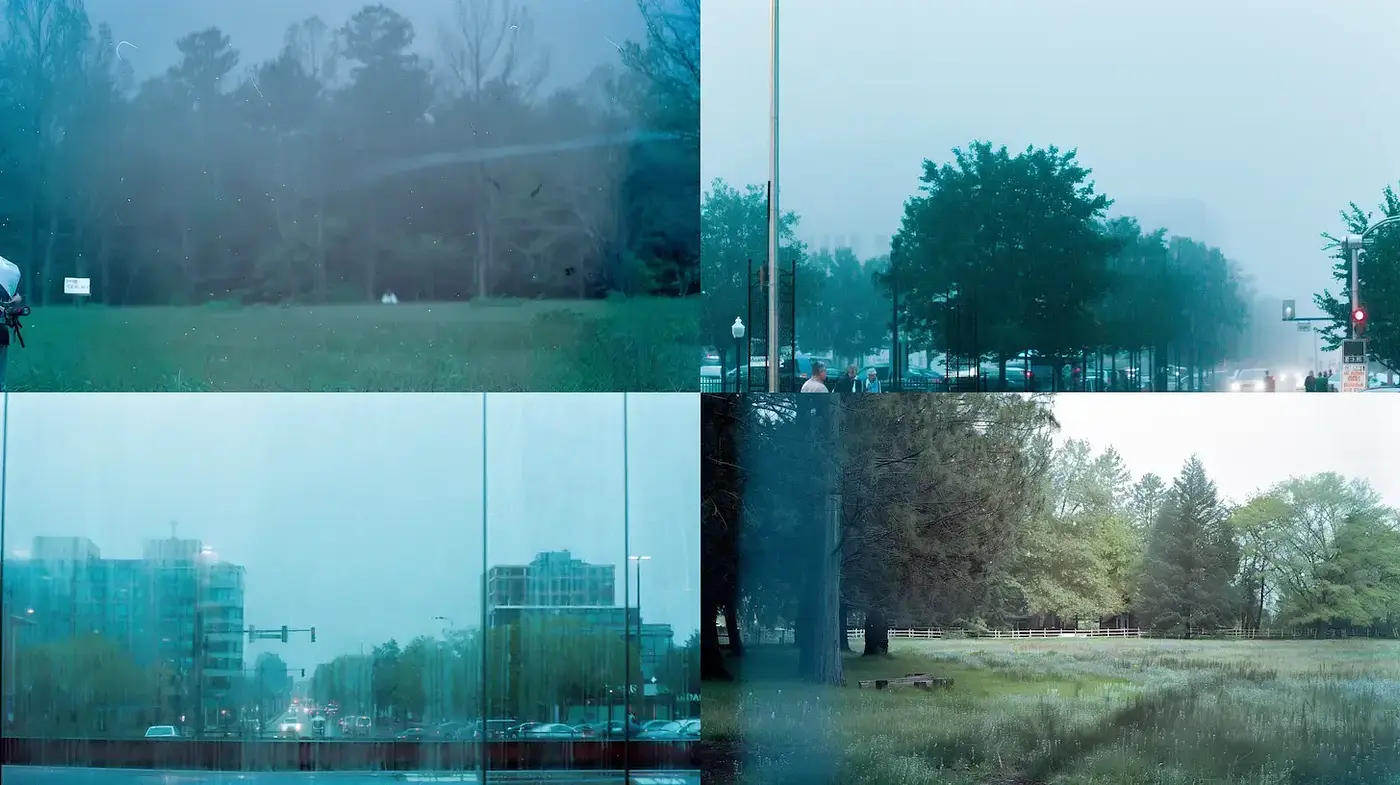 Misty Urban Landscapes with a Subdued Color Palette - Midjourney sref style