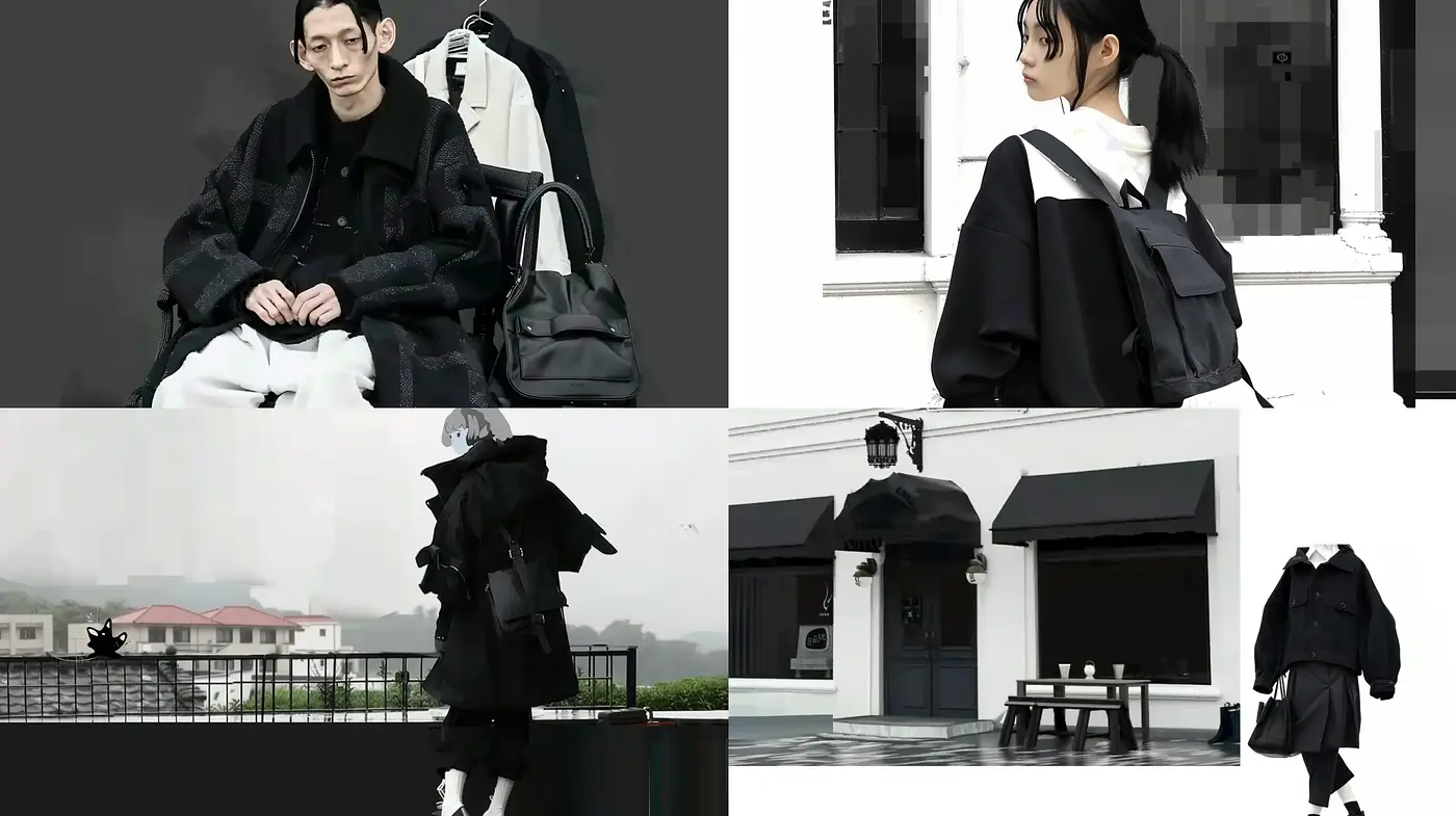 Monochromatic Elegance: A Study in Minimalist Fashion and Architecture - Midjourney sref style