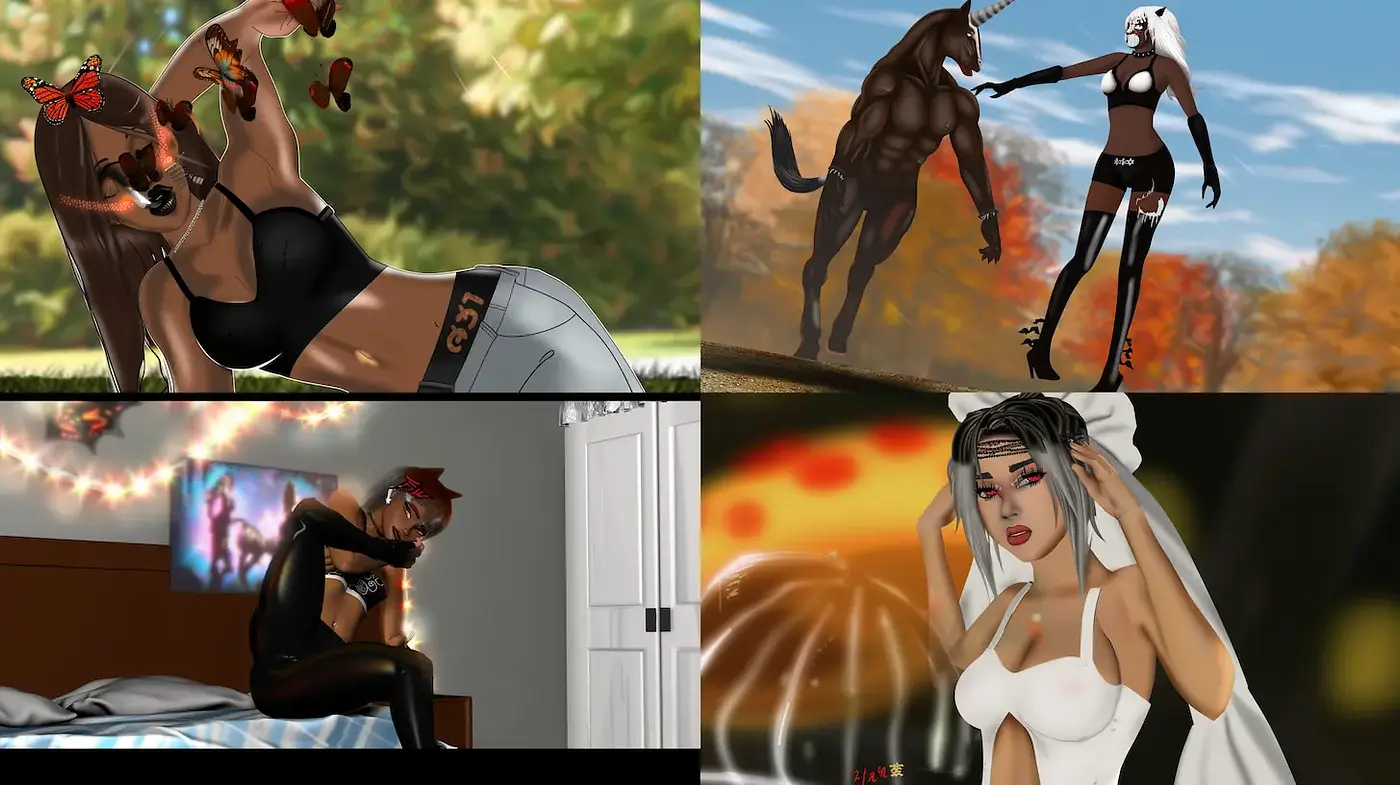 Vibrant and dynamic character-centric art with contemporary undertones - Midjourney sref style