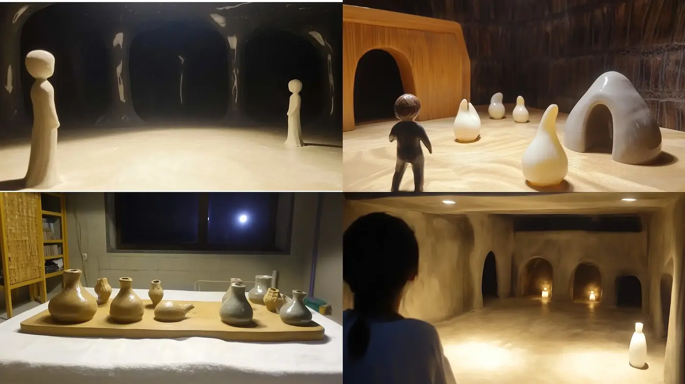 Ambient Warmth in Earthen Hues: A Consistent Artistic Exploration - Midjourney sref style
